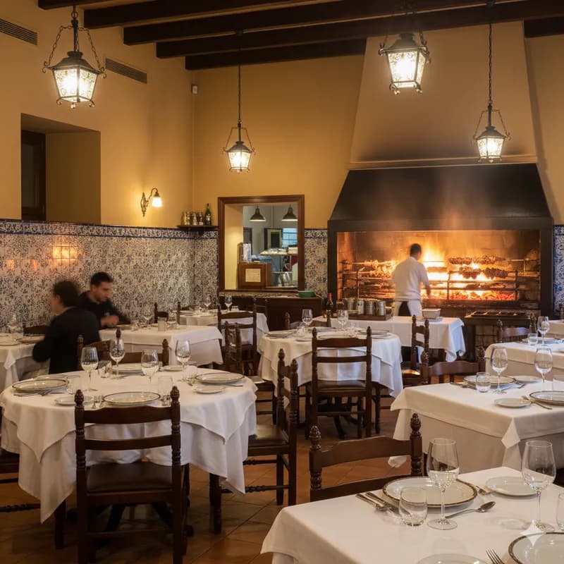 Interior do restaurante Brasa da Bela Vista